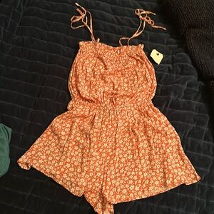 NWT billabong size medium romper cover up